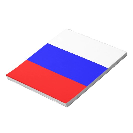 Bloc-notes avec drapeau de la Russie (Tourné)