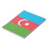 Bloc-notes avec Drapeau de l'Azerbaïdjan (Tourné)