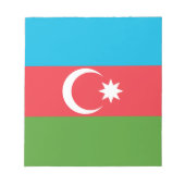 Bloc-notes avec Drapeau de l'Azerbaïdjan (Devant)