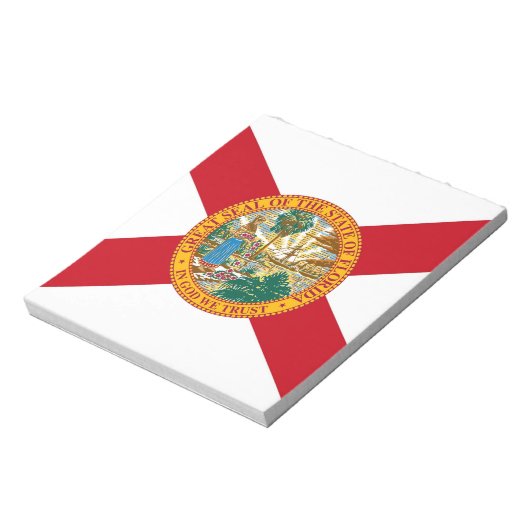 Bloc-notes avec Drapeau de l'État de Floride (Tourné)