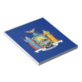 Bloc-notes avec drapeau de l'État de New York (Incliné)