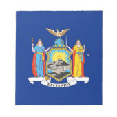 Bloc-notes avec drapeau de l'État de New York (Devant)