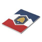 Bloc-notes avec drapeau de l'Utah, États-Unis (Tourné)