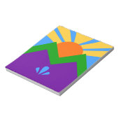 Bloc-notes avec drapeau de Manitou Springs, Colora (Tourné)