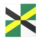 Bloc-notes avec Drapeau de Monterey City, USA (Devant)