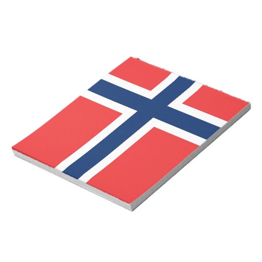 Bloc-notes avec Drapeau de Norvège (Tourné)