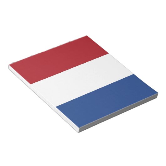 Bloc-notes avec drapeau de Pays-Bas (Incliné)