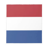 Bloc-notes avec drapeau de Pays-Bas (Devant)