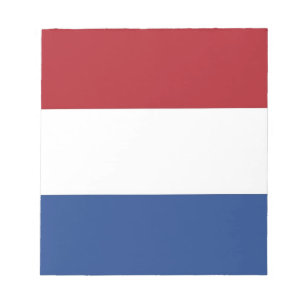 Bloc-notes avec drapeau de Pays-Bas