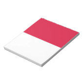 Bloc-notes avec Drapeau de Pologne (Tourné)