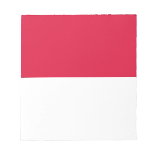 Bloc-notes avec Drapeau de Pologne (Devant)