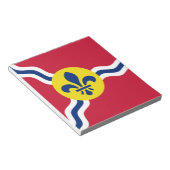 Bloc-notes avec Drapeau de Saint-Louis, Missouri (Incliné)