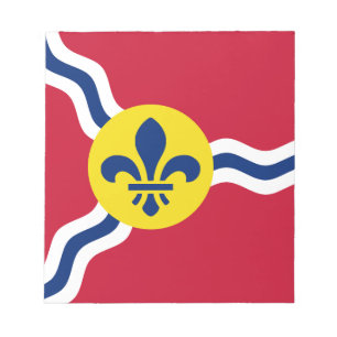 Bloc-notes avec Drapeau de Saint-Louis, Missouri