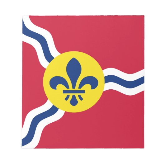 Bloc-notes avec Drapeau de Saint-Louis, Missouri (Devant)