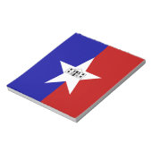 Bloc-notes avec Drapeau de San Antonio City, USA (Tourné)
