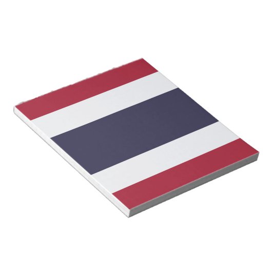 Bloc-notes avec drapeau de Thaïlande (Incliné)