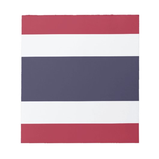 Bloc-notes avec drapeau de Thaïlande (Devant)