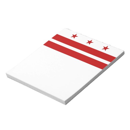 Bloc-notes avec drapeau de Washington DC (Tourné)