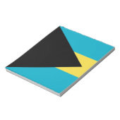 Bloc-notes avec Drapeau des Bahamas (Tourné)