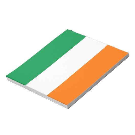 Bloc-notes avec drapeau d'Irlande (Tourné)