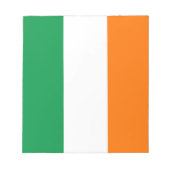 Bloc-notes avec drapeau d'Irlande (Devant)
