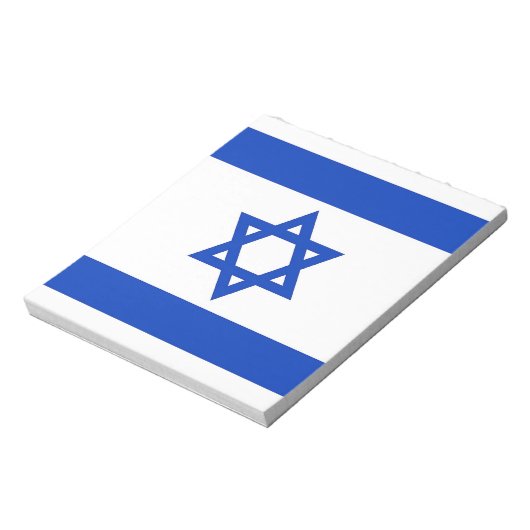 Bloc-notes avec Drapeau d'Israël (Tourné)