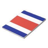 Bloc-notes avec Drapeau du Costa Rica (Tourné)