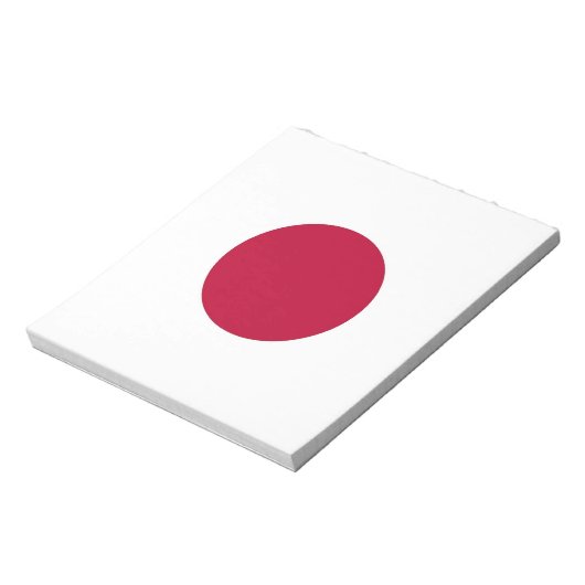Bloc-notes avec drapeau du Japon (Tourné)