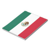 Bloc-notes avec drapeau du Mexique (Tourné)