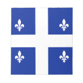 Bloc-notes avec Drapeau du Québec, Canada (Devant)