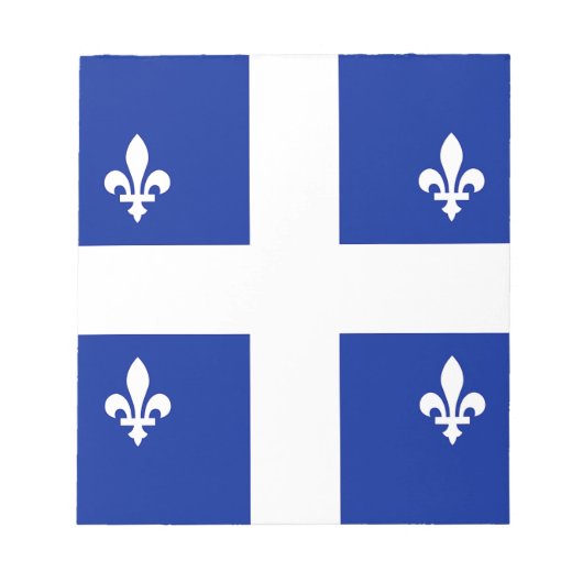 Bloc-notes avec Drapeau du Québec, Canada (Devant)