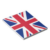 Bloc-notes avec drapeau du Royaume-Uni (Incliné)