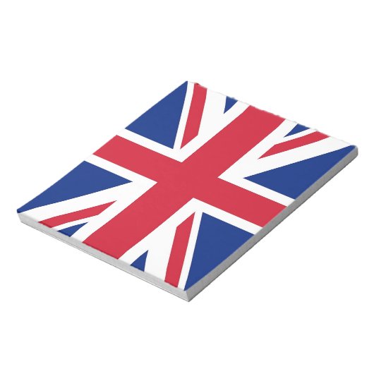 Bloc-notes avec drapeau du Royaume-Uni (Tourné)
