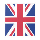 Bloc-notes avec drapeau du Royaume-Uni (Devant)