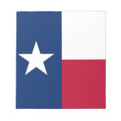 Bloc-notes avec Drapeau du Texas State (Devant)