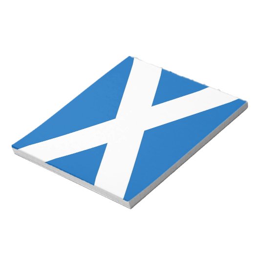 Bloc-notes avec drapeau écossais (Tourné)