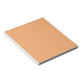Bloc-notes avec fond orange pastel (Incliné)