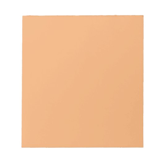 Bloc-notes avec fond orange pastel (Devant)