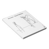 Bloc-notes avec illustration de "Zimazans" (Incliné)