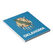 Bloc-notes avec le drapeau de l'État de l'Oklahoma (Incliné)