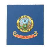 Bloc-notes avec le drapeau de l'État d'Idaho (Devant)