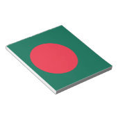 Bloc-notes avec le drapeau du Bangladesh (Incliné)