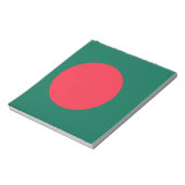 Bloc-notes avec le drapeau du Bangladesh (Tourné)
