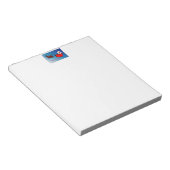 Bloc-notes avec Père Noël dans son Sleigh (Incliné)