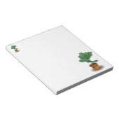 Bloc-Notes avec Pot de Figuier à feuilles de violo (Incliné)