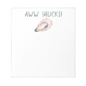 Bloc-notes Aww Shucks (Devant)