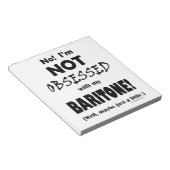 Bloc-notes Baritone observé (Incliné)