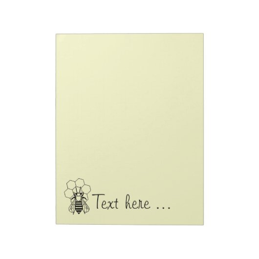 Bloc-notes - Bee on Honeycomb (grand) (Tourné)