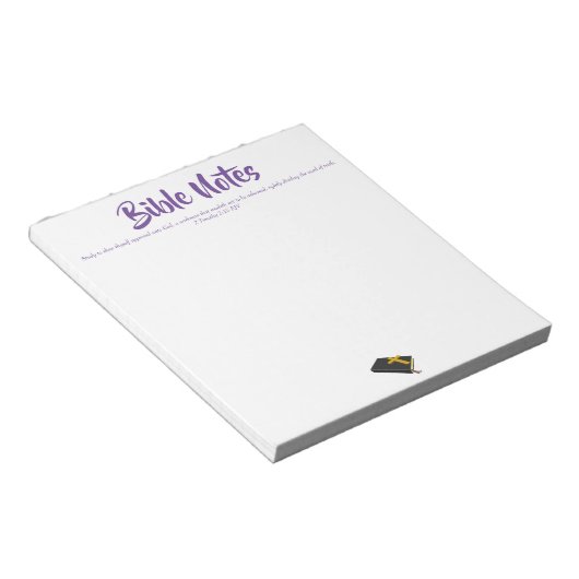 Bloc-notes biblique - Purple (Incliné)
