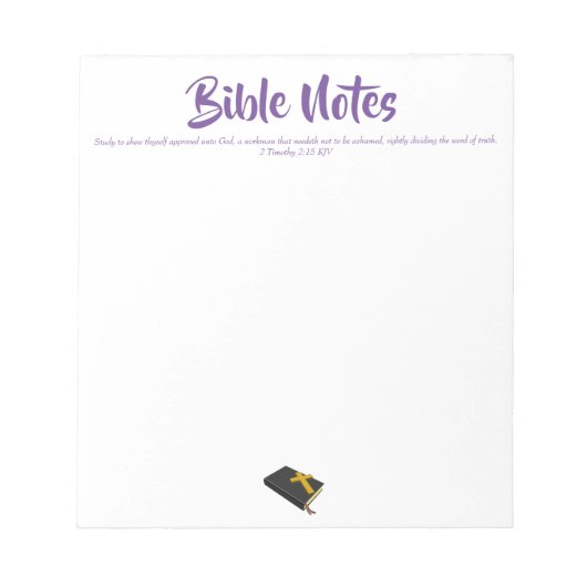 Bloc-notes biblique - Purple (Devant)